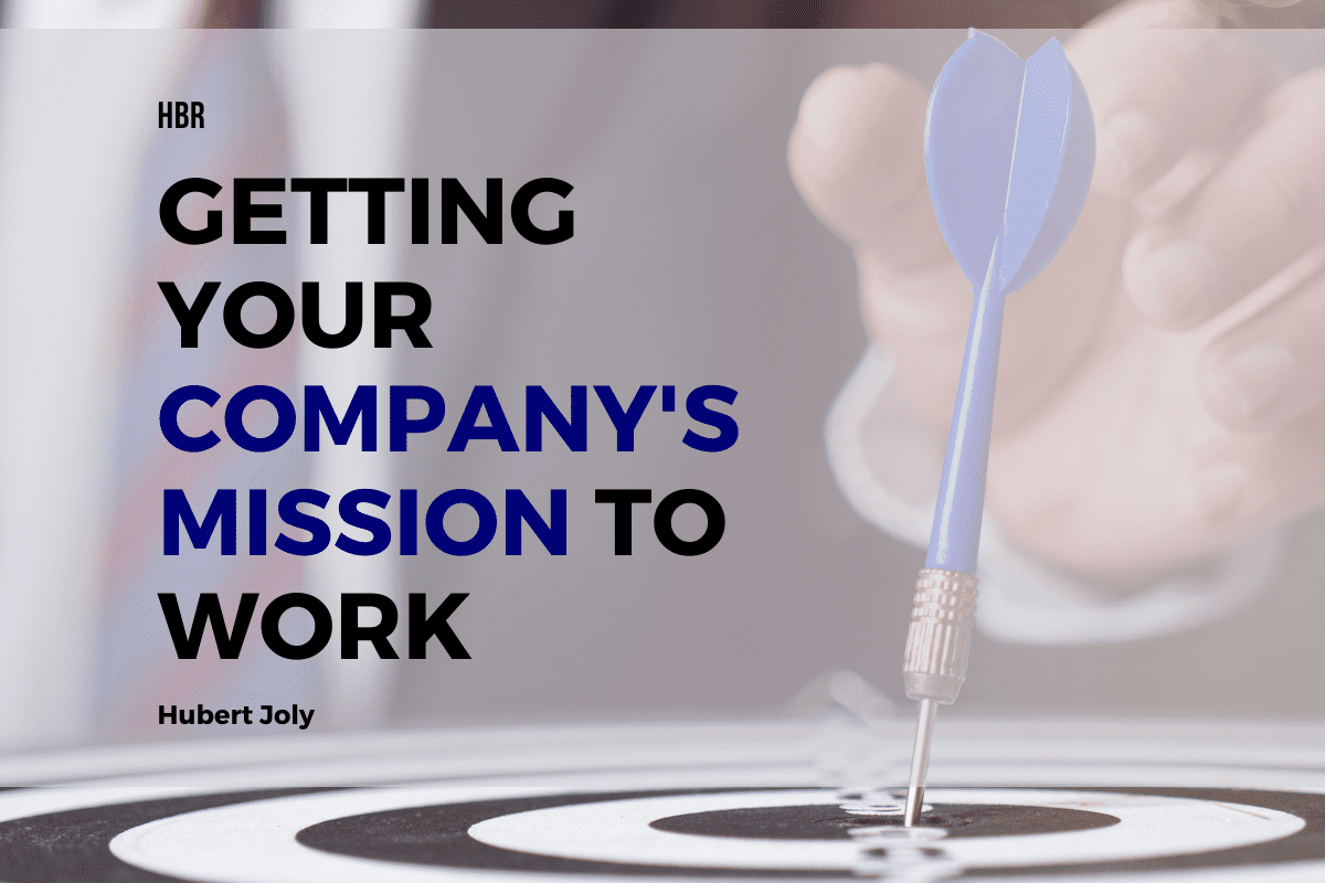 getting your company's mission to work