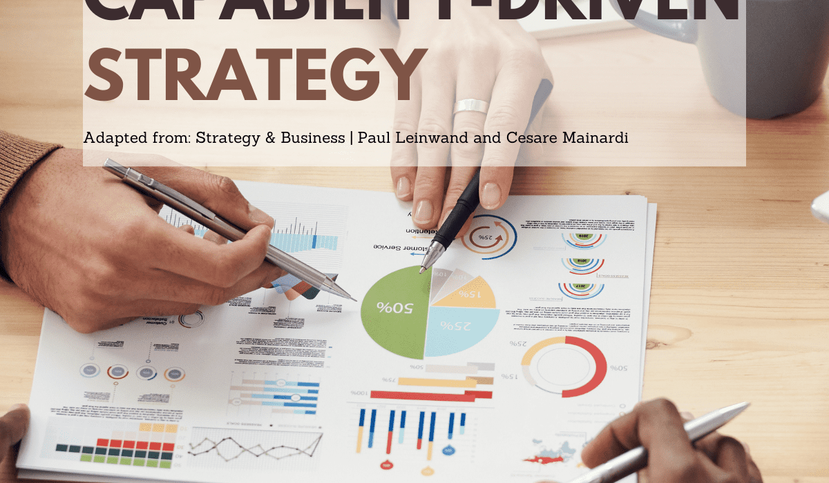 capability-driven strategy capability-driven strategy